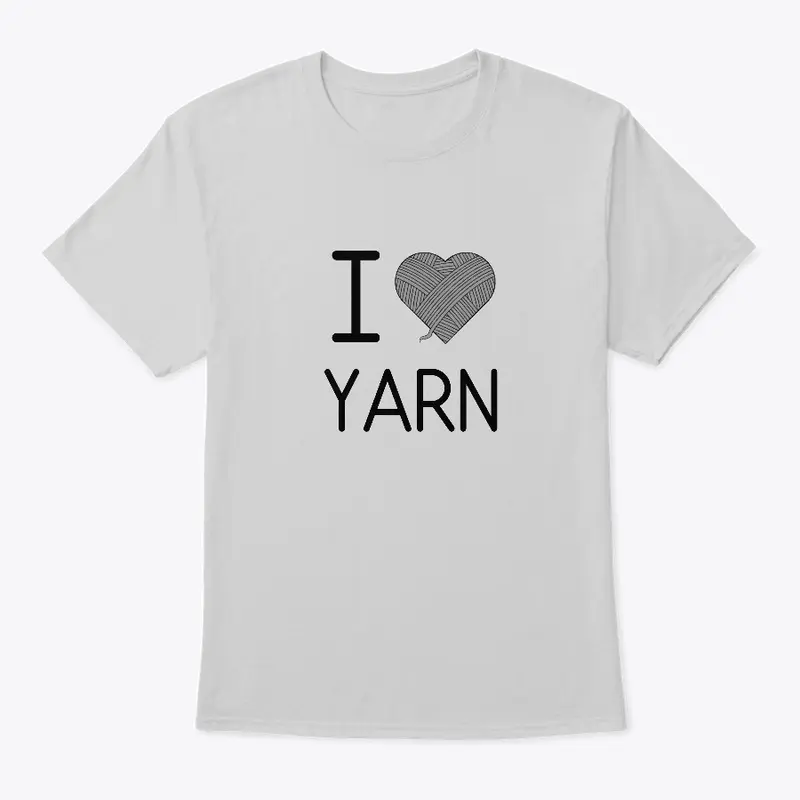 I Love Yarn - Grey