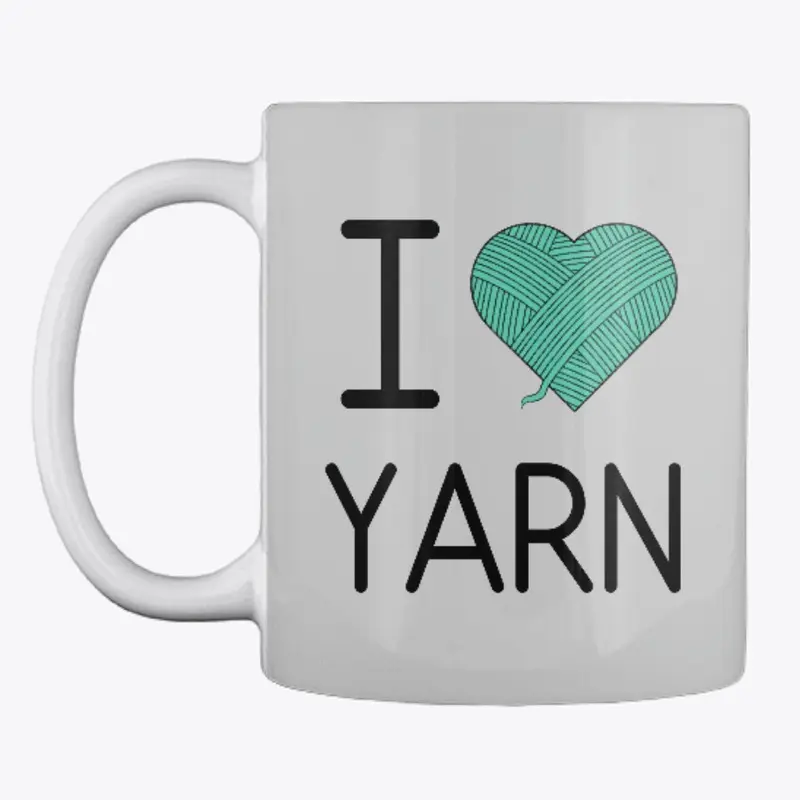 I Love Yarn - Green