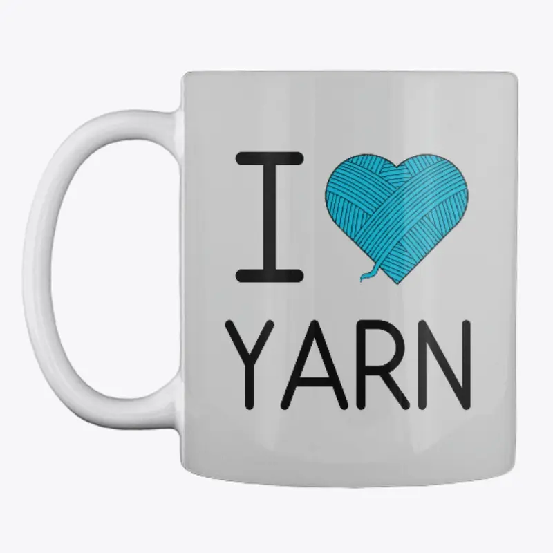 I Love Yarn - Blue